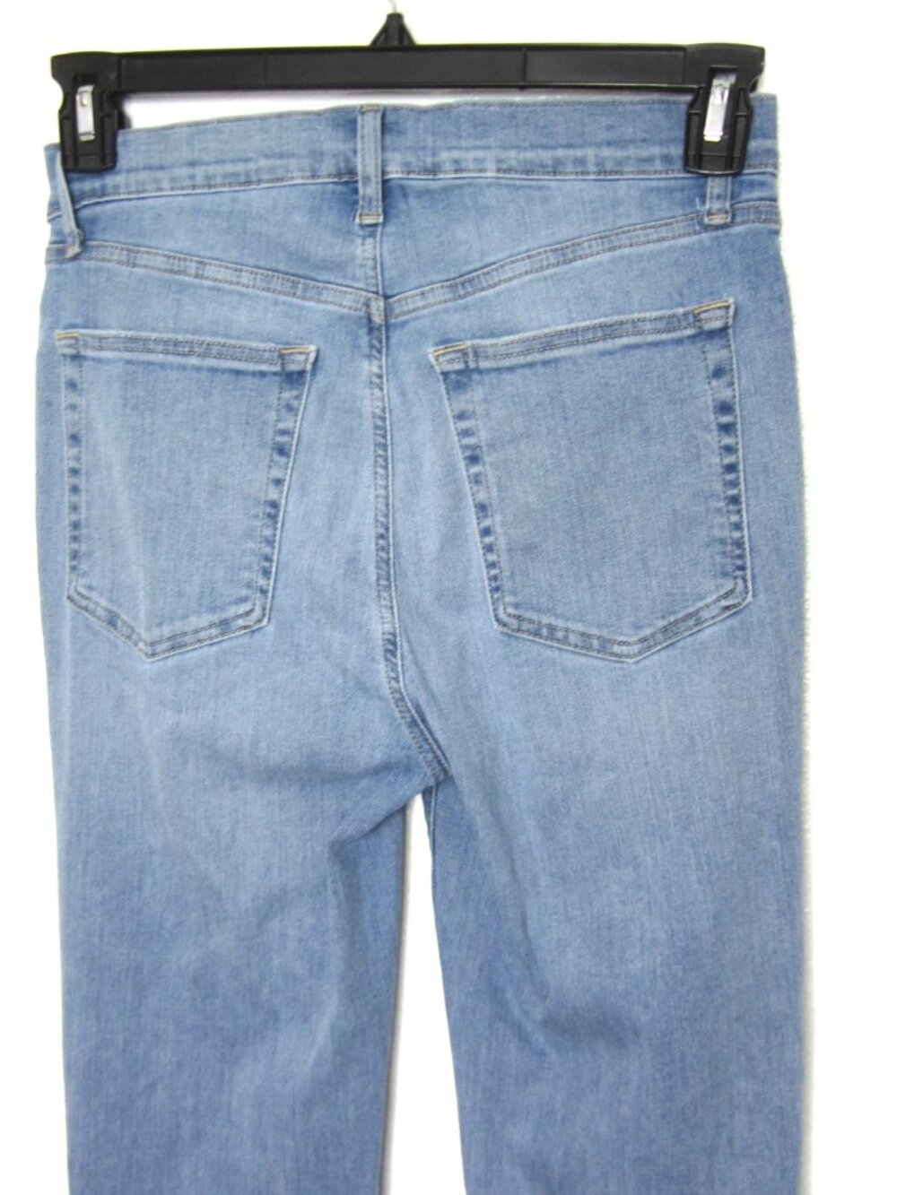 Frame 28 Wilson Raw After Raw Hem Flare Jeans High Waist Cotton Blend - Picture 7 of 10